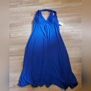 Blue midlength dress